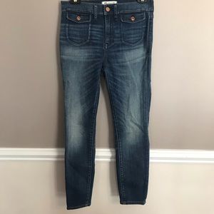 Madewell High Riser Crop Jeans